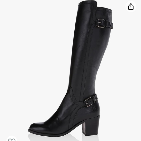 Frye Knee Length Leather Boots - Picture 2 of 8